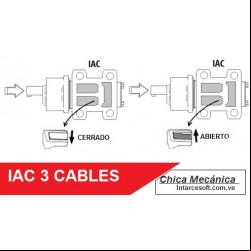 La válvula IAC de 3 cables toyota - Funcionamiento - Pruebas - Mantenimiento
